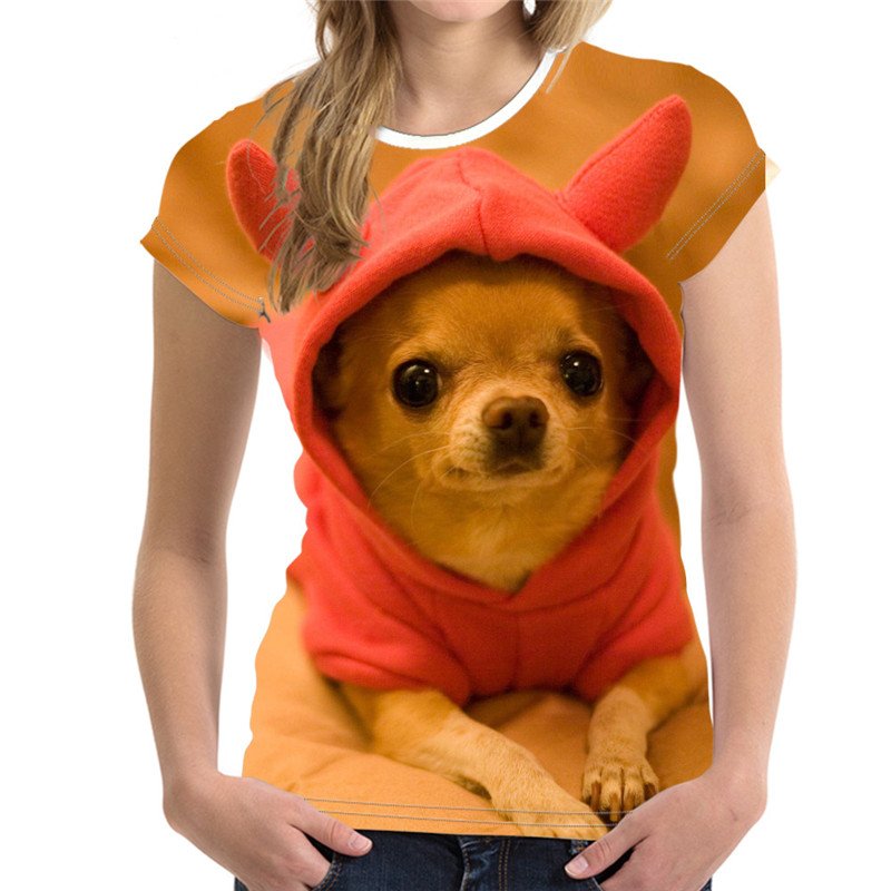 Fashion Lovely Dog 3D Print Women Ladies Girls T-Shirt Animal Harajuku Round Neck Short Sleeve Unisex Summer Tops & Tees XXS-6XL 6 Fashion Lovely Dog 3D Print Women Ladies Girls T-Shirt Animal Harajuku Round Neck Short Sleeve Unisex Summer Tops & Tees XXS-6XL 6