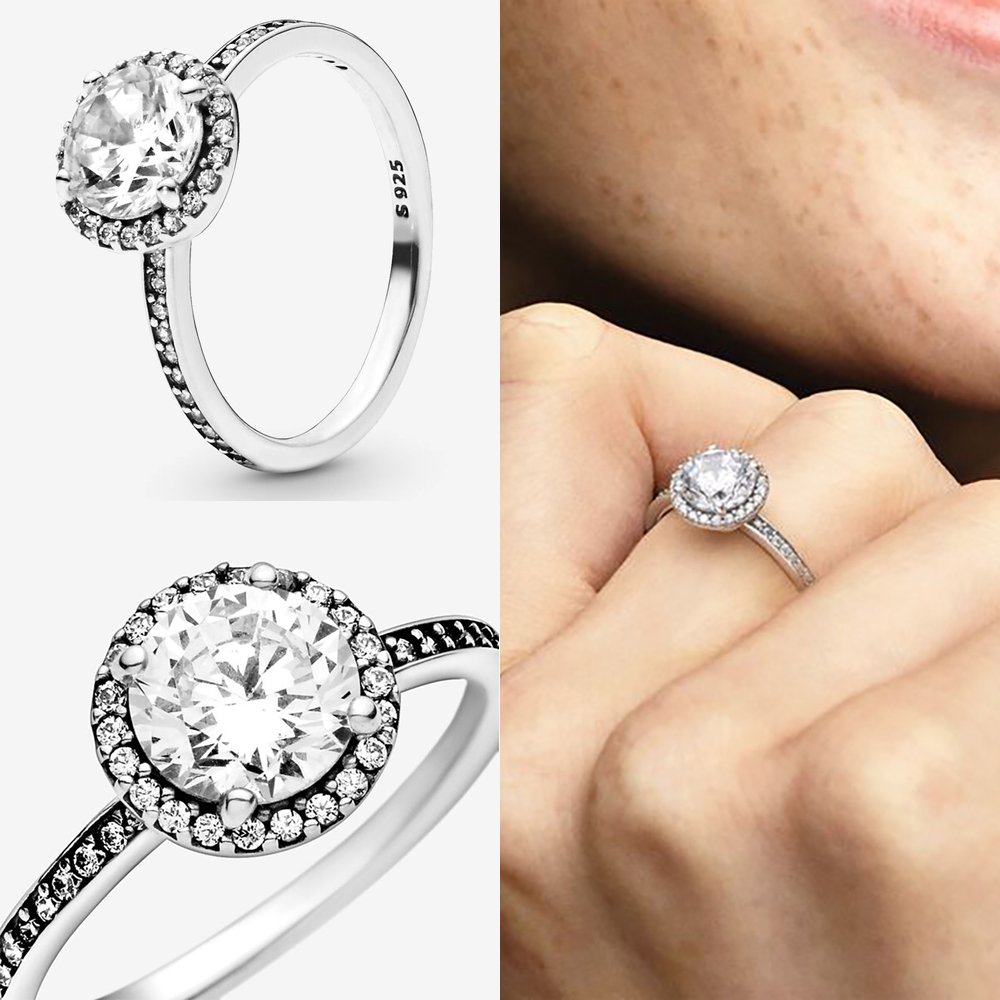 Authentic 925 Sterling Silver Princess Tiara Crown Sparkling Love Heart ,CZ Rings for Women Engagement Jewelry Anniversary 5 Authentic 925 Sterling Silver Princess Tiara Crown Sparkling Love Heart ,CZ Rings for Women Engagement Jewelry Anniversary 5